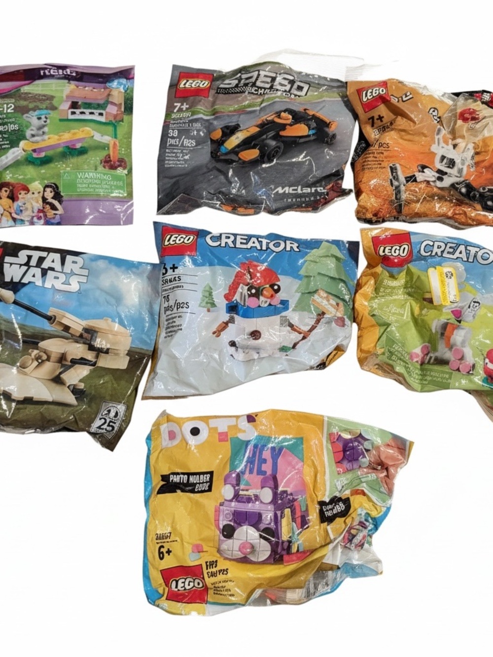 LEGO Assorted Polybag Playsets ( 7 In Total) Brand New